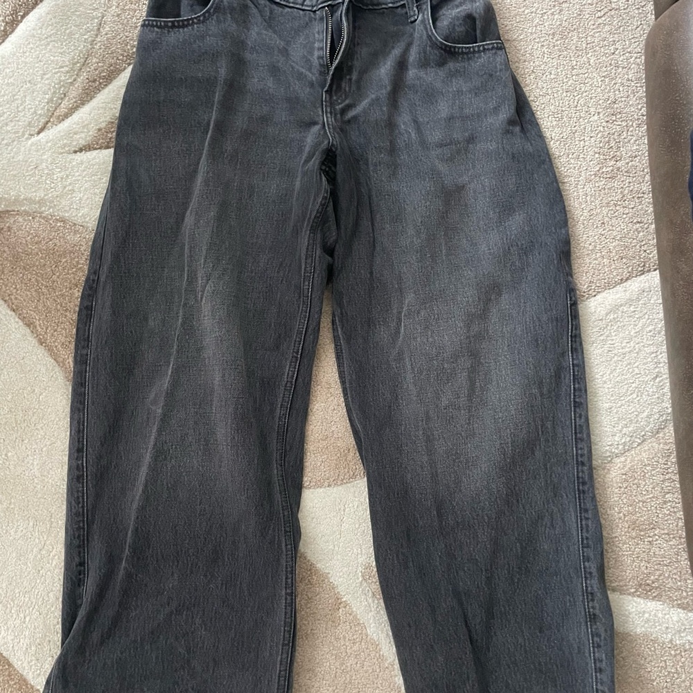Hollister Women's Relaxed Black Jeans